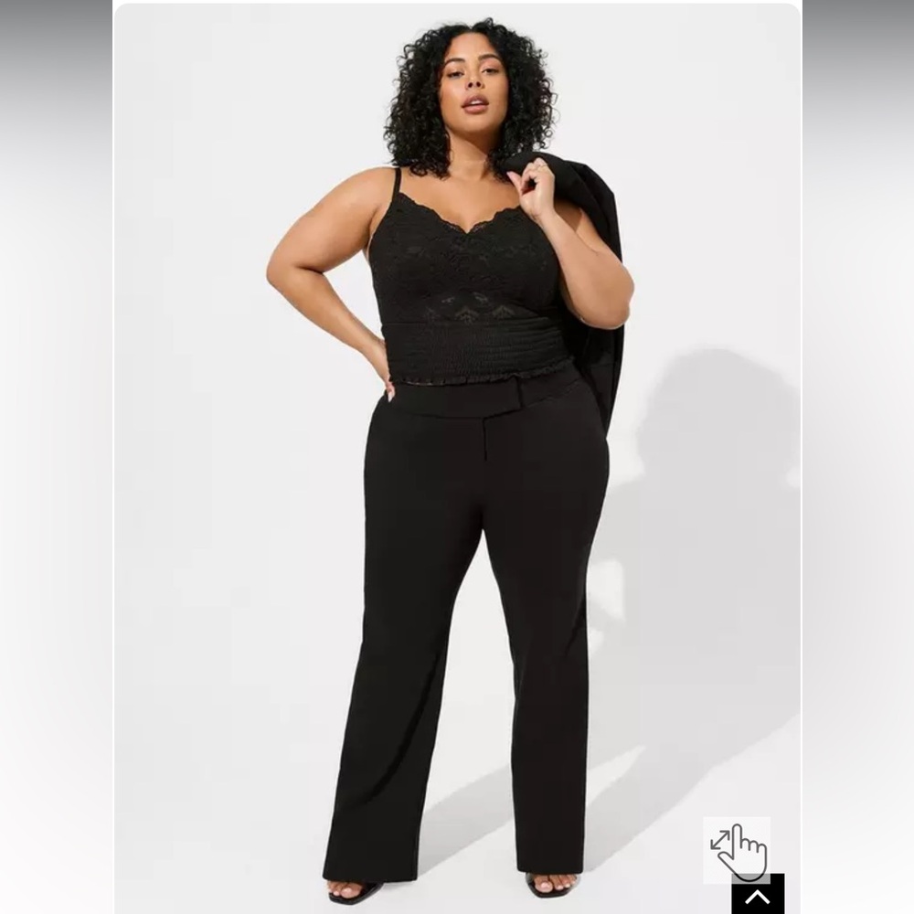 NWOT Torrid Trouser Relaxed Boot Millennial Stretch High Rise Pant